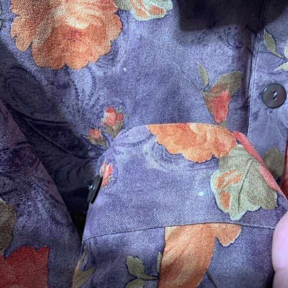 Vintage Ashlyn Kate Floral Print Button Down - Picture 6 of 9